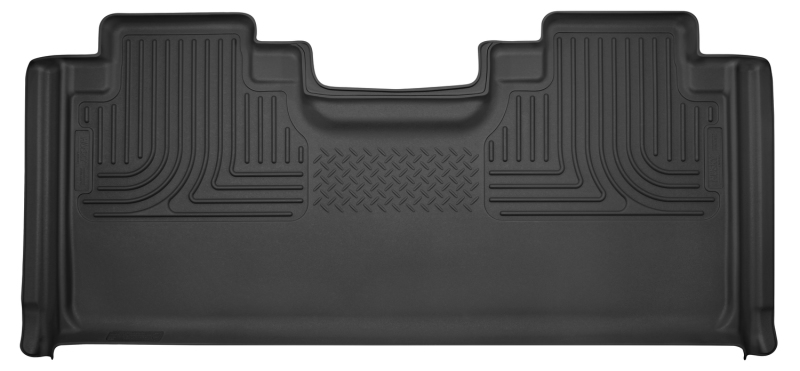 Ford F-150 Floor Mats - Rear - Husky Liners - X-act Contour - Black - `15-`23